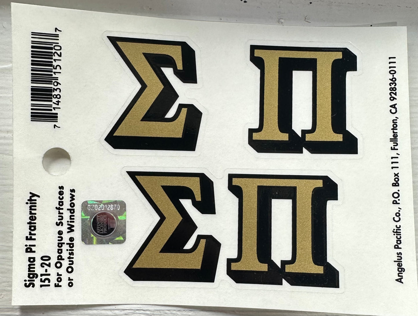 Sigma Pi Sticker