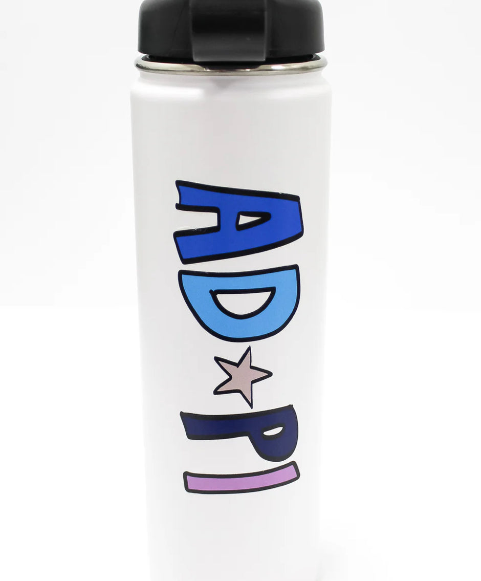 Alpha Delta Pi Water bottle With Straw Lid