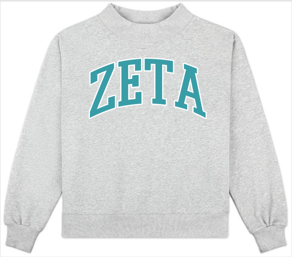Zeta Tau Alpha Mock Neck
