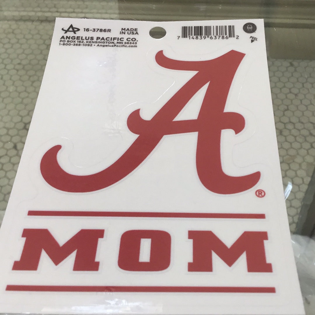 Script A Mom Car Decal