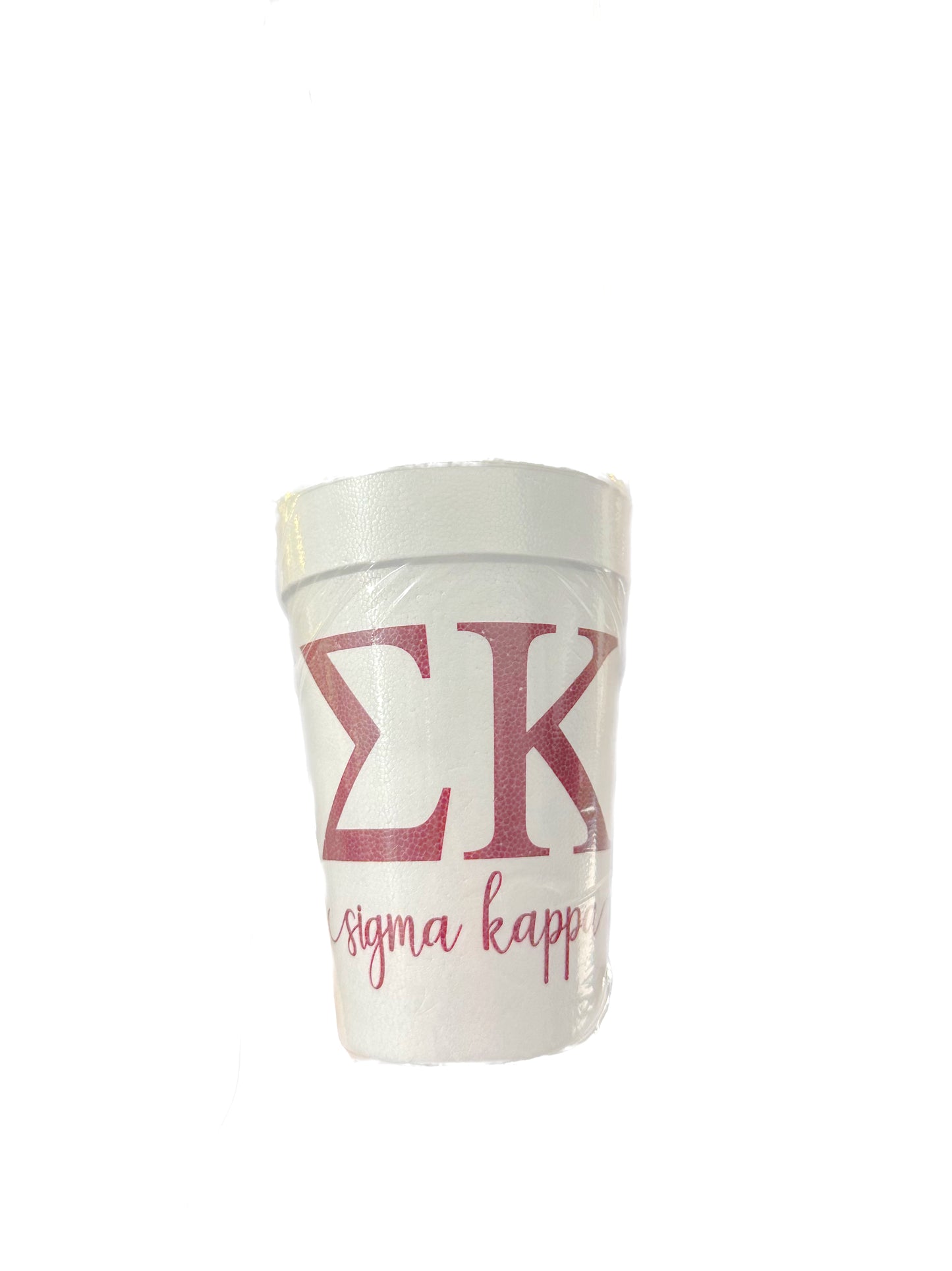 Sigma kappa foam cup sleeve