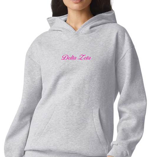 Delta Zeta Script Hoodie