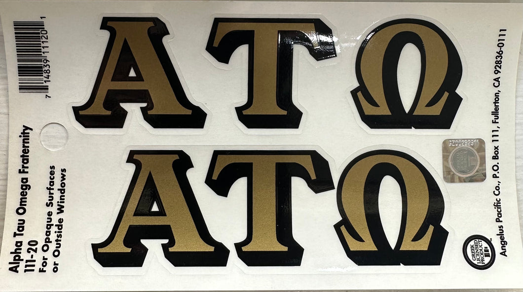 Alpha Tau Omega Sticker