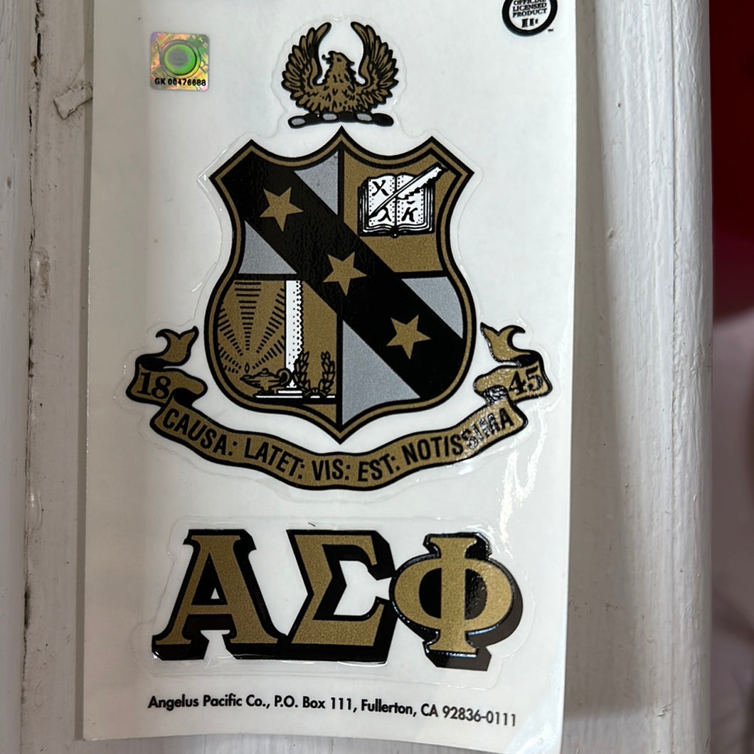 Alpha Sigma Phi Crest Sticker