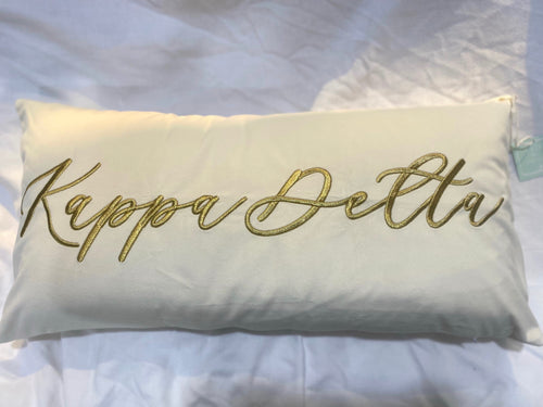 Kappa Delta Lumbar Pillow