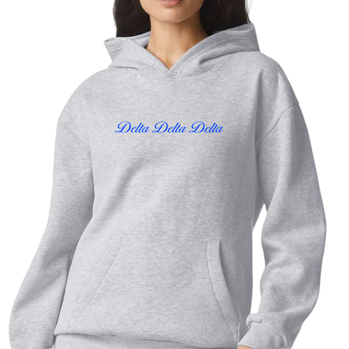 Delta Delta Delta Script Hoodie