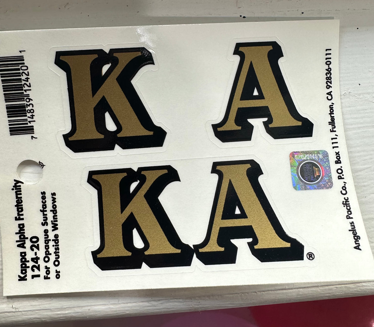Kappa Alpha Sticker