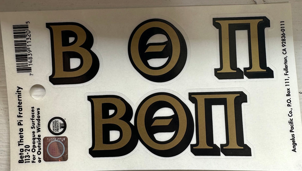Beta Theta Pi Sticker