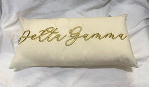 Delta Gamma Lumbar Pillow