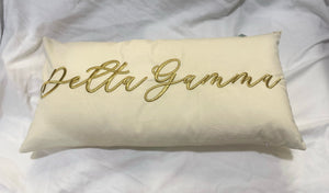 Delta Gamma Lumbar Pillow