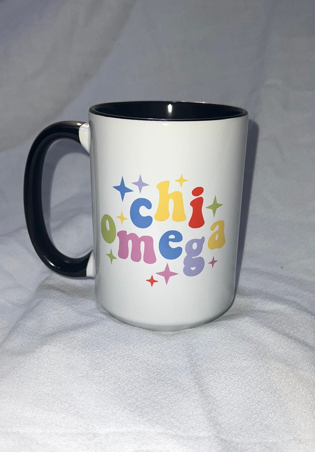 Chi Omega Optimist Mug