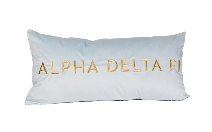 Alpha Delta Pi Lumbar Pillow