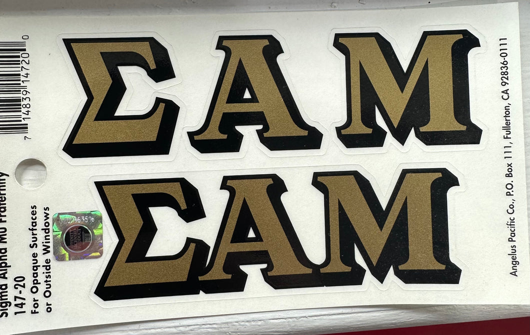 Sigma Alpha Mu Sticker