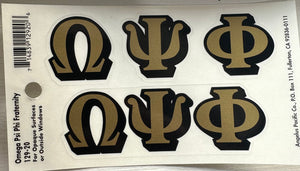 Omega Psi Phi Sticker