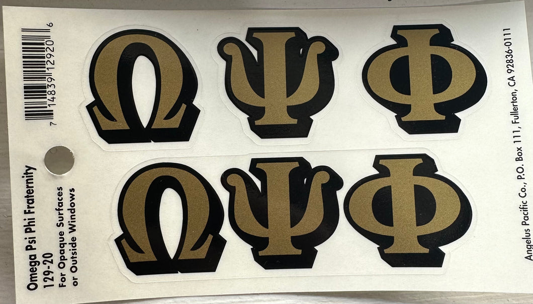 Omega Psi Phi Sticker
