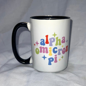Alpha Omicron Pi Optimist Mug
