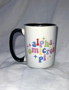Alpha Omicron Pi Optimist Mug