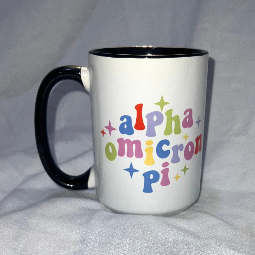 Alpha Omicron Pi Optimist Mug