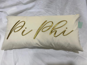 Pi Beta Phi Lumbar Pillow