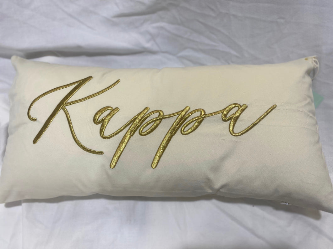 Kappa Kappa Gamma Lumbar Pillow
