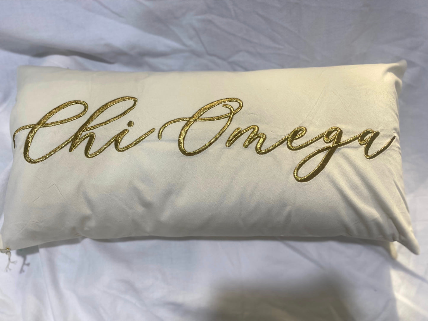 Chi Omega Lumbar Pillow