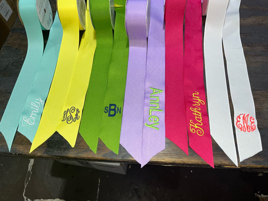 Personalized Rush Bag Ribbon