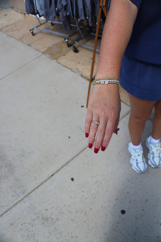 Sigma Kappa Beaded Bracelet Stack