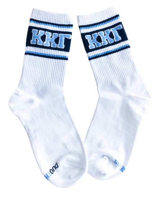 Kappa Kappa Gamma Sorority Line Socks