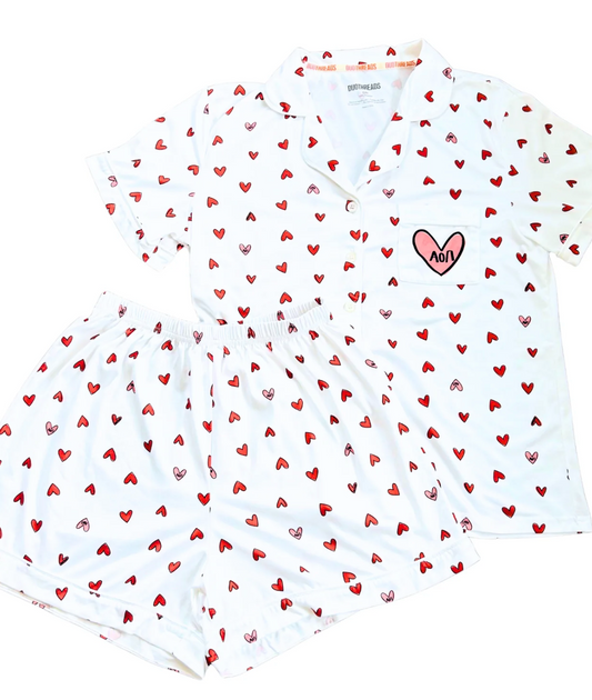 Alpha Omicron Pi pajama set