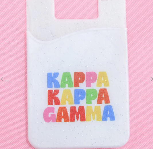 Kappa Kappa Gamma Shimmer Phone Wallet