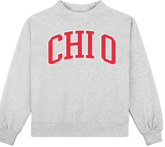 Chi Omega Mock Neck