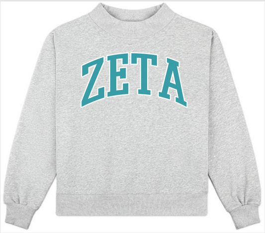 Zeta Tau Alpha Mock Neck