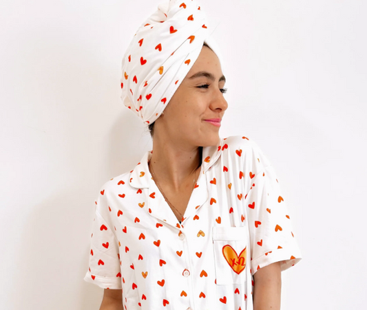 Alpha Omicron Pi hair wrap