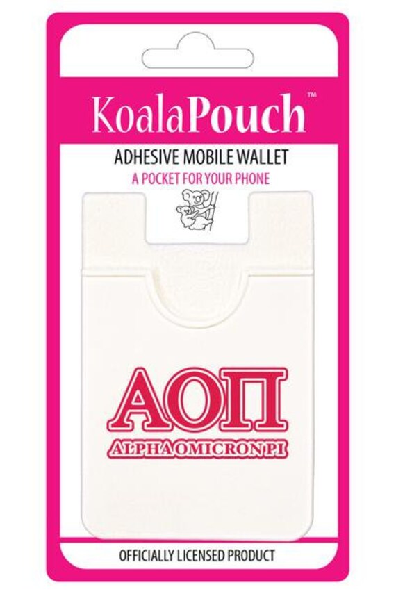 Alpha Omicron Pi Letter Phone Wallet