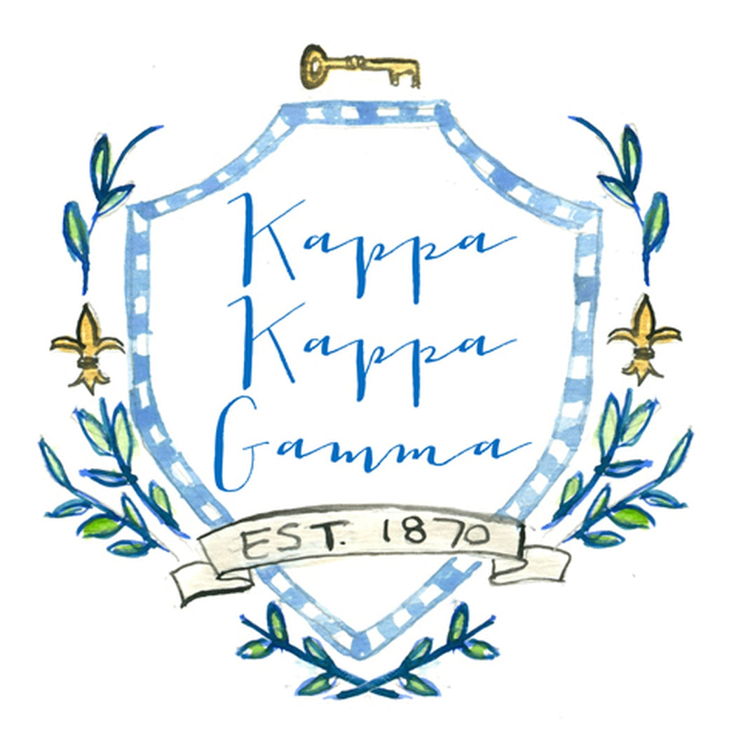 Kappa Kappa Gamma Motif Decal