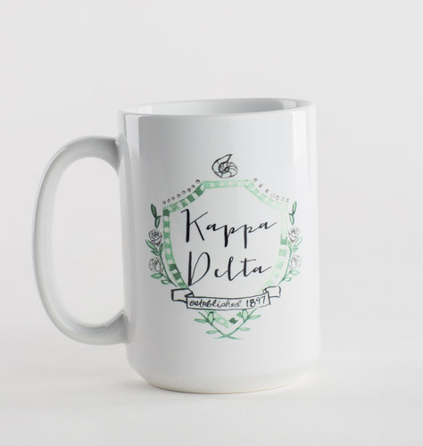 Kappa Delta Motif Mug
