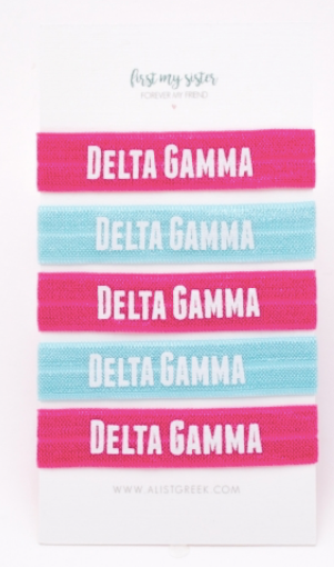 Delta Gamma Hair Ties