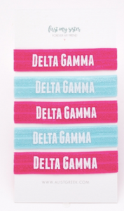 Delta Gamma Hair Ties