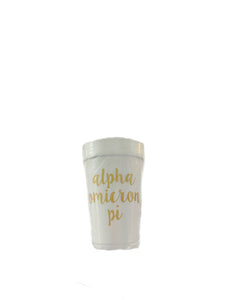 Alpha Omicron Pi Foam Cup Sleeve