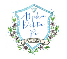 Alpha Delta Pi Motif Decal
