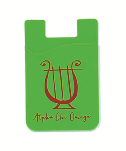 Alpha Chi Omega Cell Phone Wallet