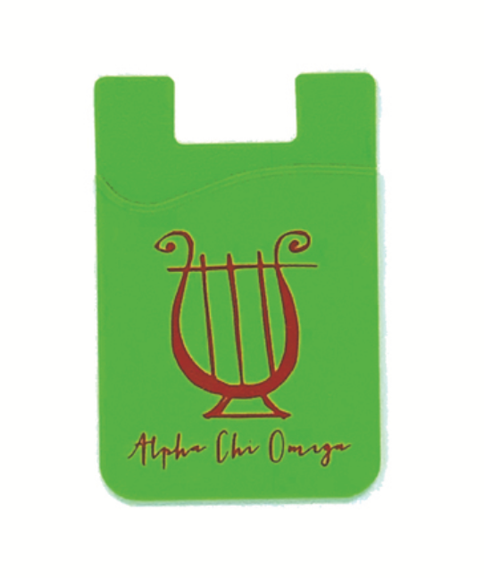 Alpha Chi Omega Cell Phone Wallet
