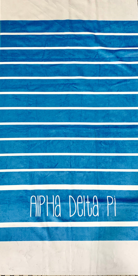 Alpha Delta Pi Beach Towel