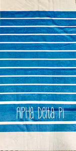 Alpha Delta Pi Beach Towel