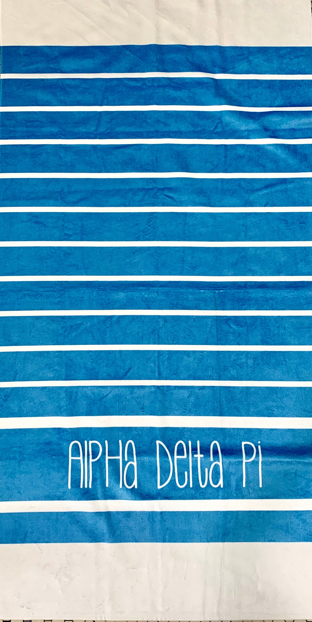 Alpha Delta Pi Beach Towel