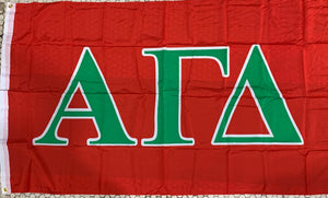 Alpha Gamma Delta  3' x 5' letter flag