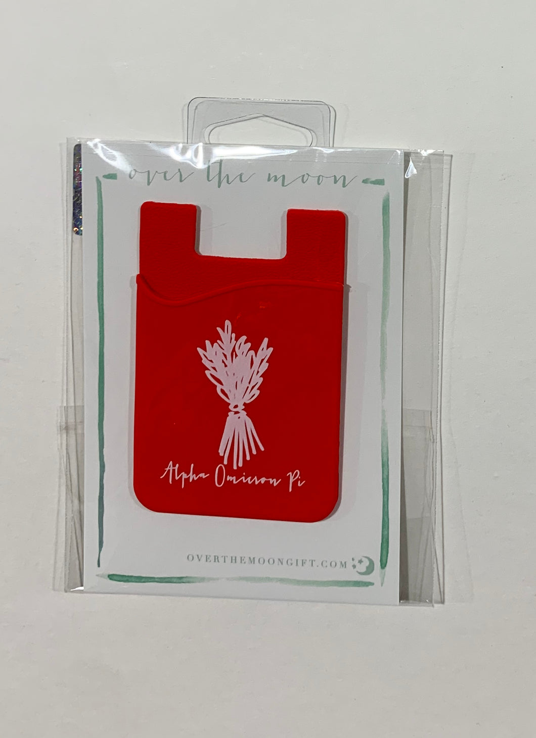 Alpha Omicron Pi Cell Phone Wallet