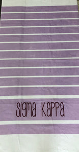 Sigma Kappa Beach Towel