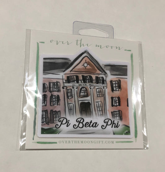 Pi Beta Phi House Decal