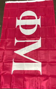 Phi Mu 3' X 5' Letter Flag